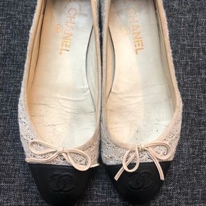 Chanel flats used